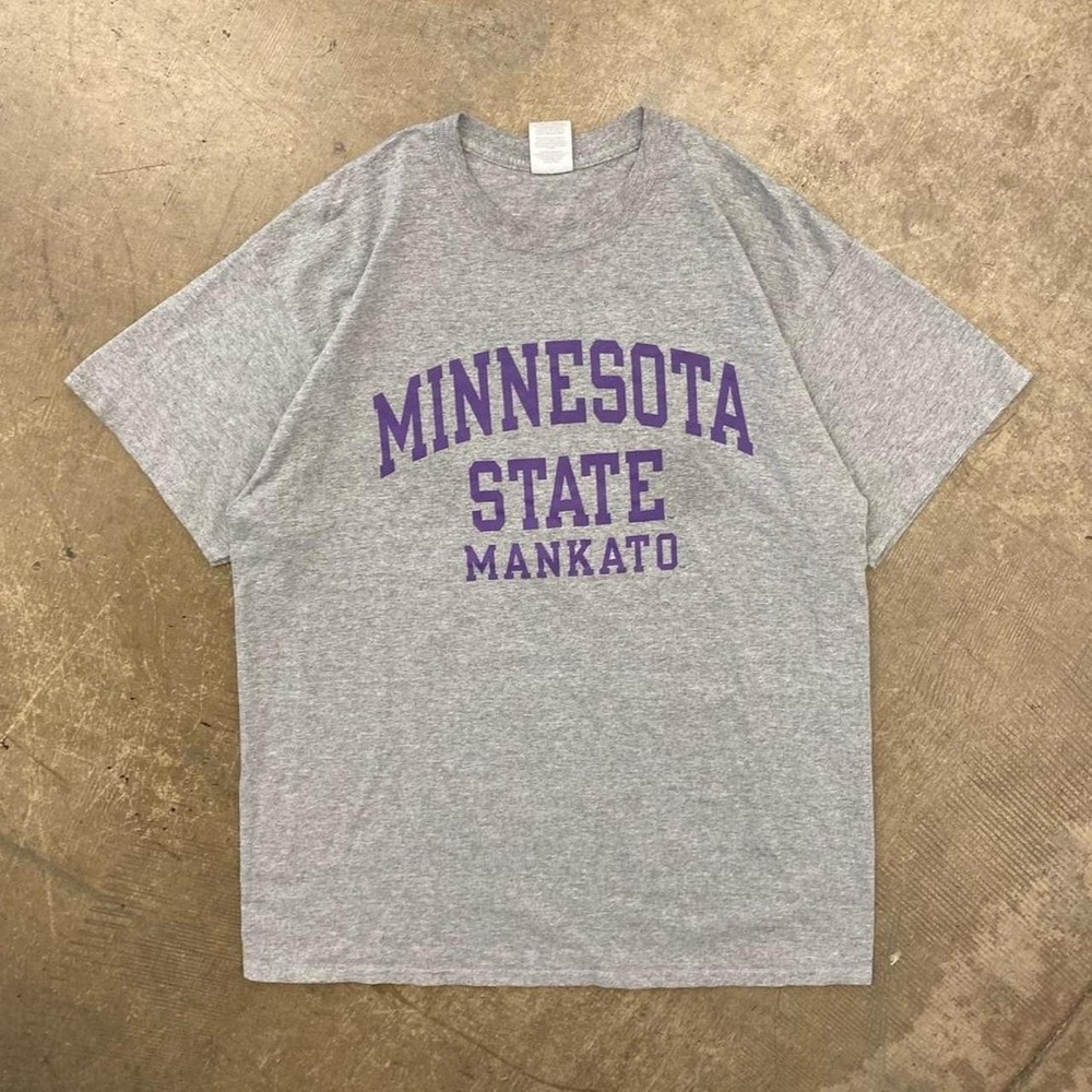 Vintage Minnesota State Mankato Jerzees 2000s College T-Shirt Size XL